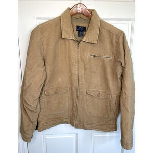 Vintage Bailey’s Point Men's Corduroy Work Jacket Sz L Sherpa Lined Barn Outdoor